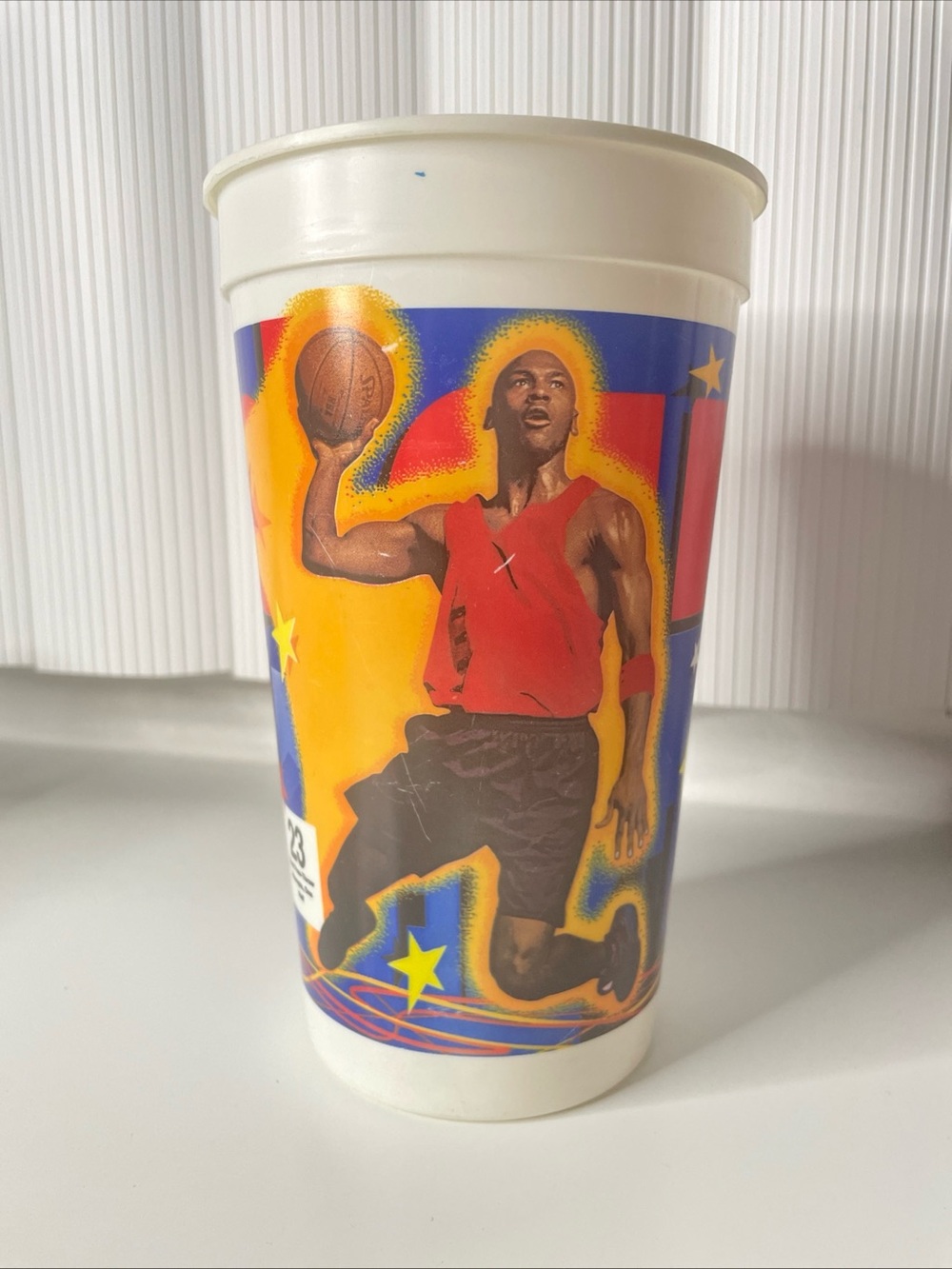 Michael Jordan Chicago Bulls Stats Cup McDonalds 1999 Air VINTAGE rare 23 Cup